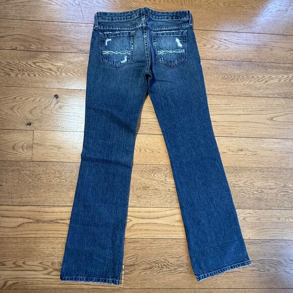 IMMORTALITY by Dianna Taleshi Boot Cut Low Rise Jeans SZ 29 Rock Bling Goddess - Picture 2 of 12